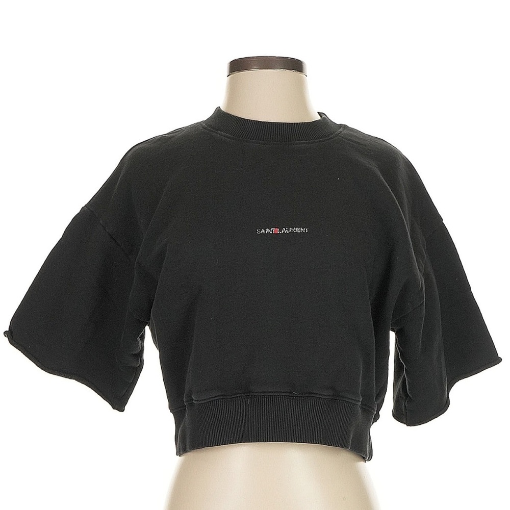 Saint Laurent Cropped Sweatshirt